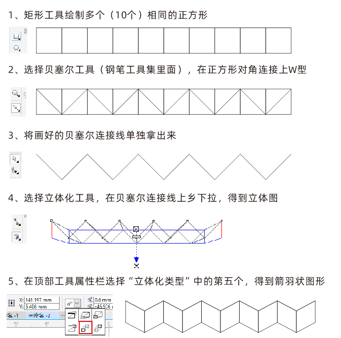 cdr设计螺旋丝带步骤
